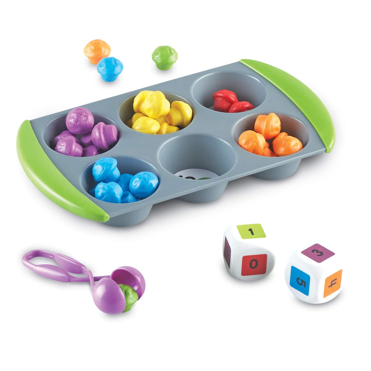 Learning Resources Mini Muffin Match Up Math Activity Set